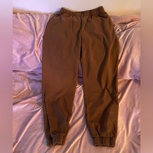 Brown John Galt joggers